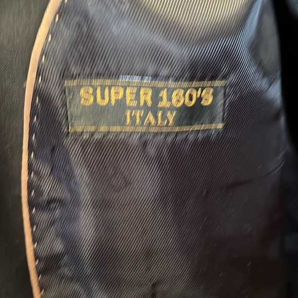 Porto Filo Dress Suit Jacket, NWOT, Men’s Size 44, PTP 24” across back approx - Picture 12 of 12